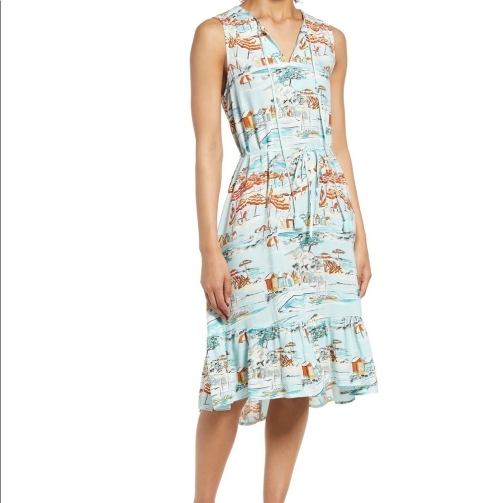 BeachLunchlounge coney island Lou Lou Sleeveless Shift Dress S NWOT